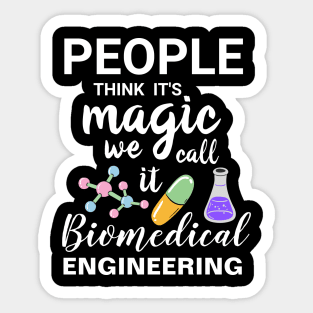 biomedical engineer job Sticker